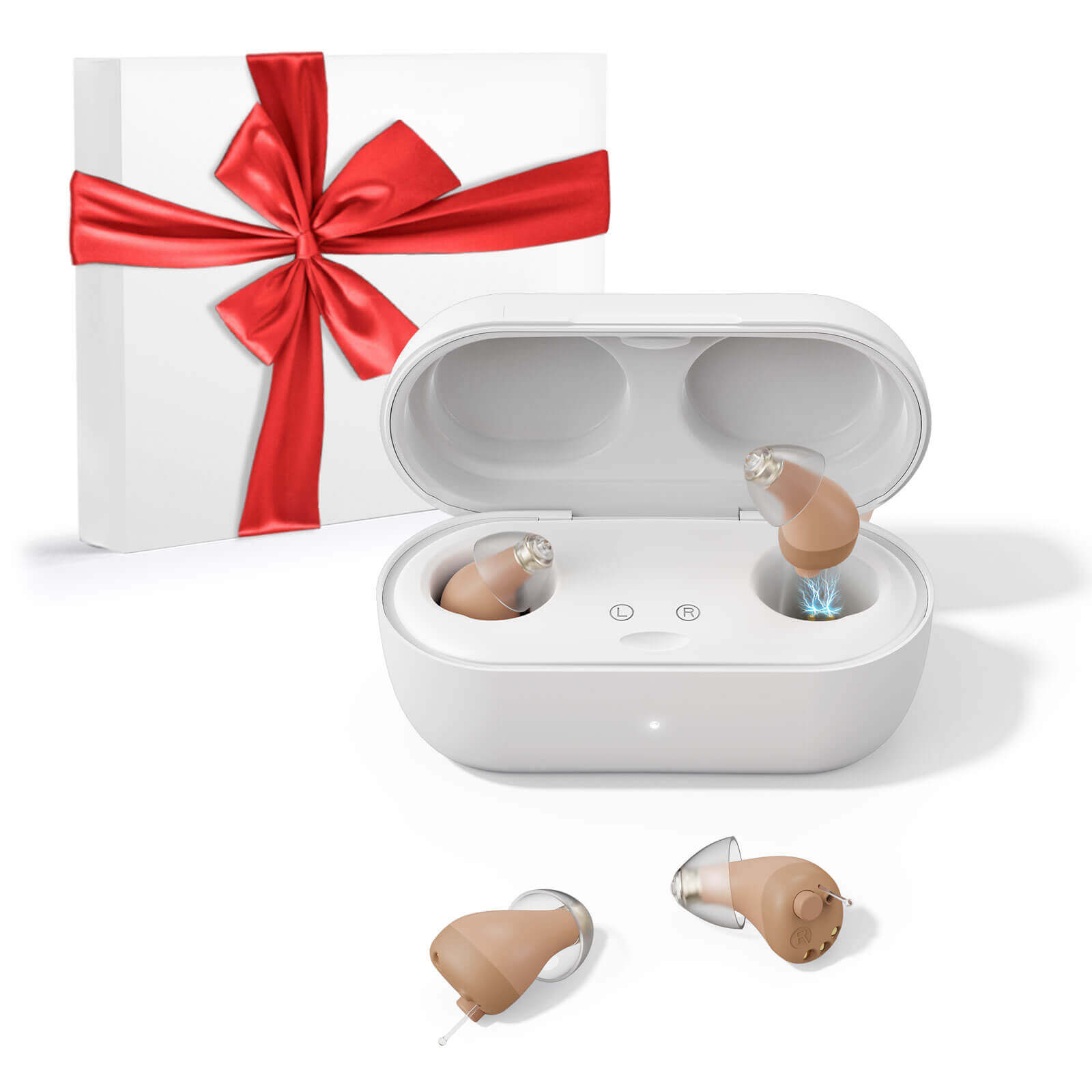 Vivtone Supermini-b CIC hearing aids with gift box, hearing solutions
