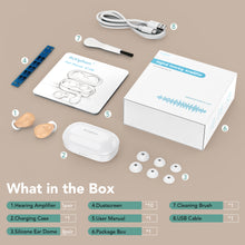 Load image into Gallery viewer, Autiphon AT108 hearing aid accessories and package