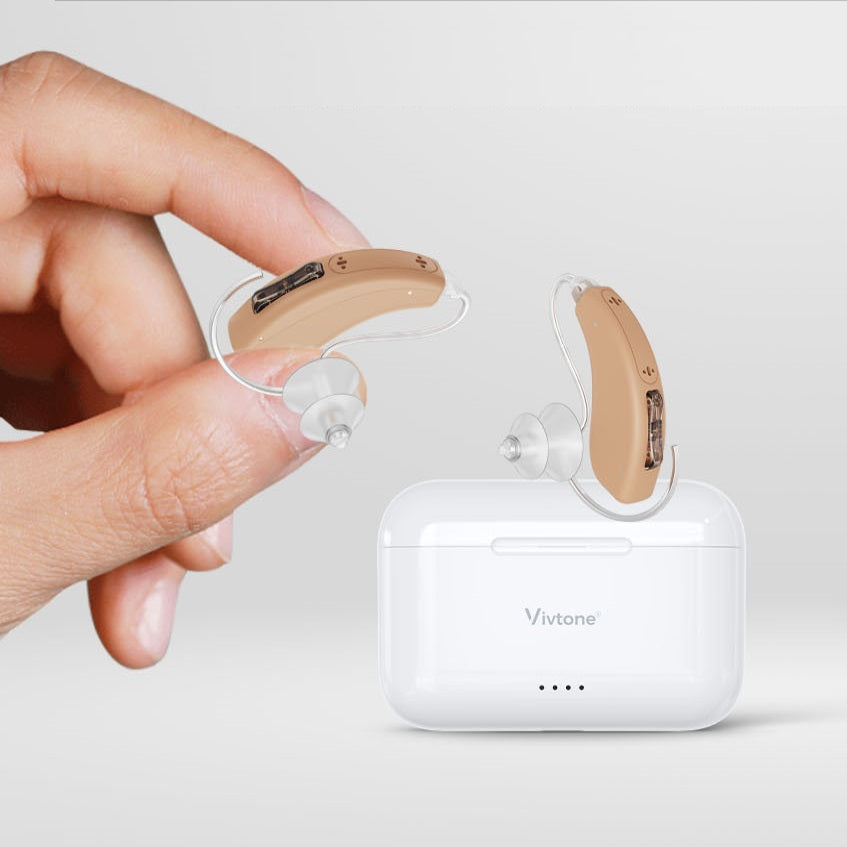 Vivtone Lucid508e hearing aid, rechargeable and comfortable