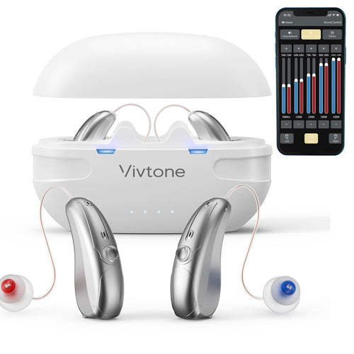 Vivtone Xpure White-d Bluetooth Hearing Aids