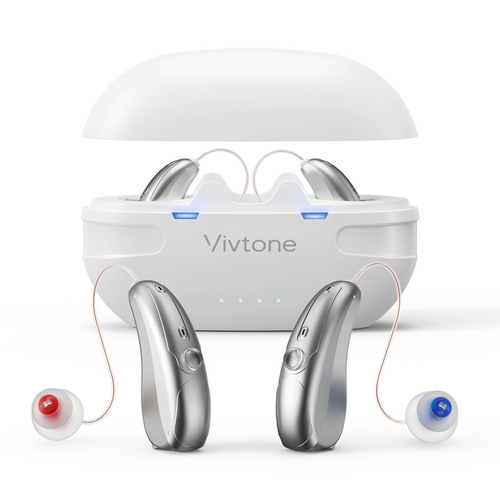 Vivtone Xpure White-g Bluetooth Hearing Aids
