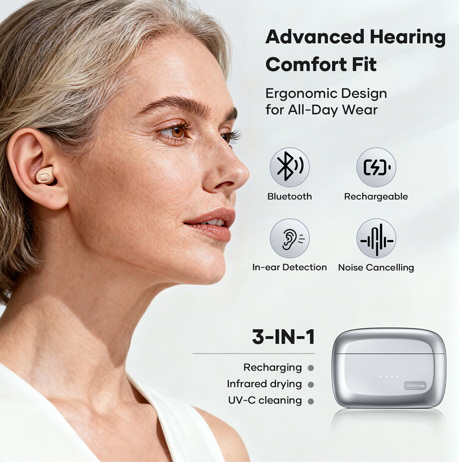 Vivtone SyncTune-g Bluetooth Hearing Aids