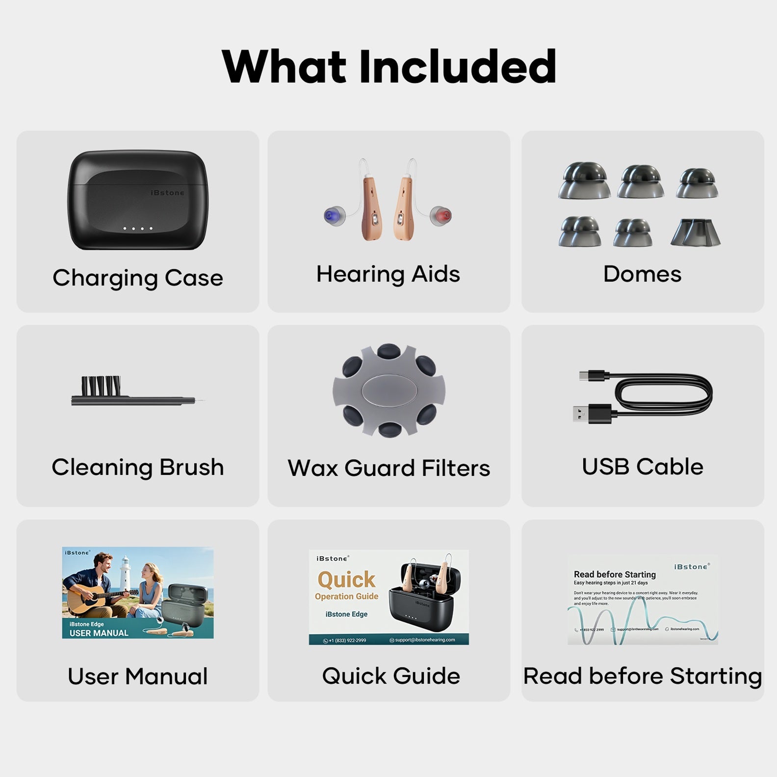 Edge Waterproof Mini-RIC-a Hearing Aids