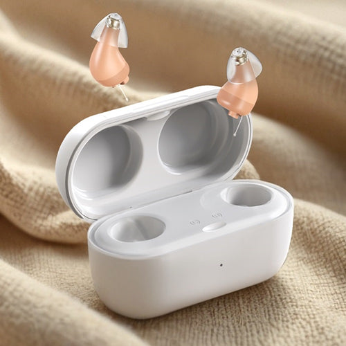Vivtone Supermini-b6 CIC hearing aids with charging case