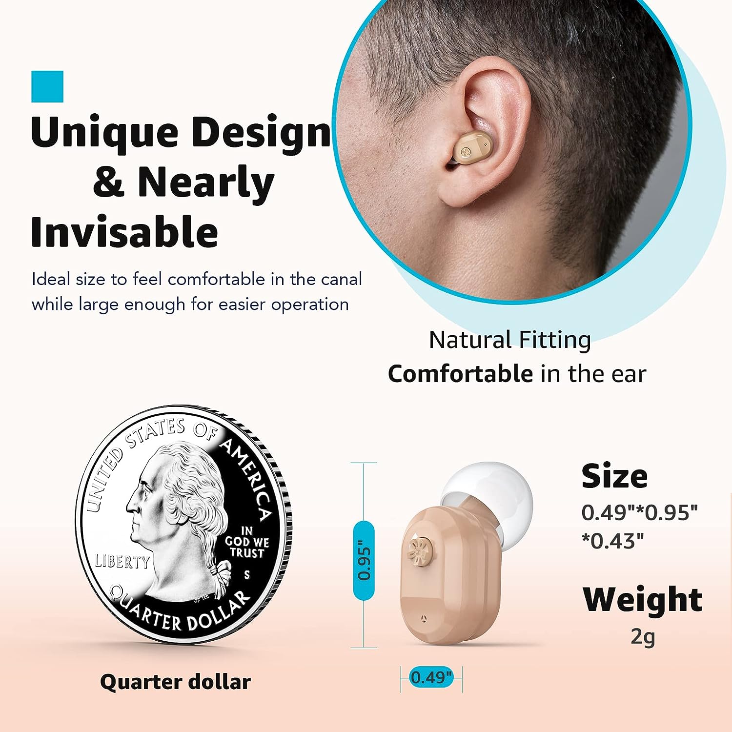 Autiphon U01 ITC Rechargeable Hearing Aids
