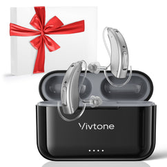 Vivtone Lucid508-Silver hearing aids with gift box
