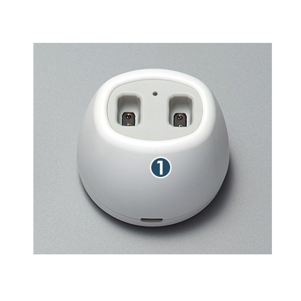 Charging station for iBstone Vive20 or Vivtone Pro20 hearing aids.