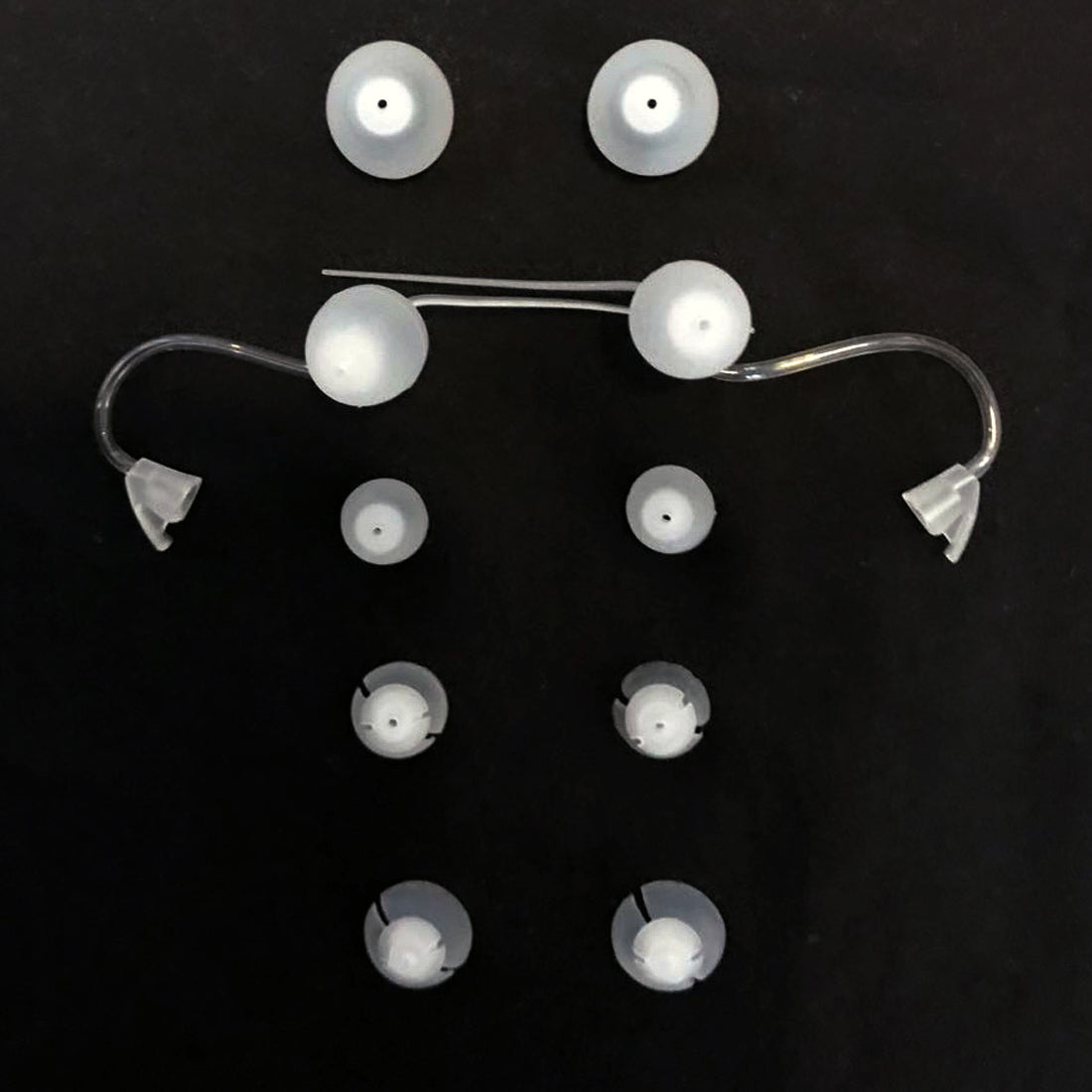Hearing aid domes and tubes for Vivtone Pro20