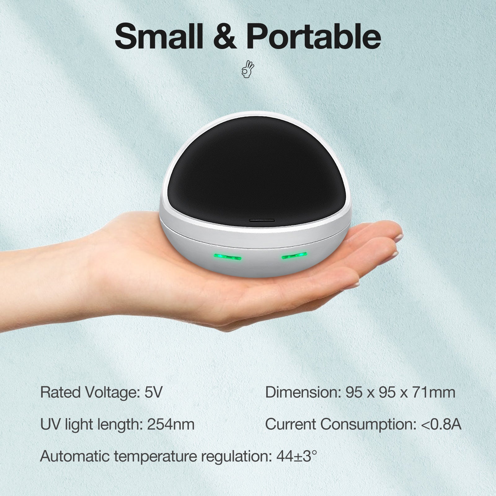 Vivtone DC02 hearing aid dryer, small and portable design